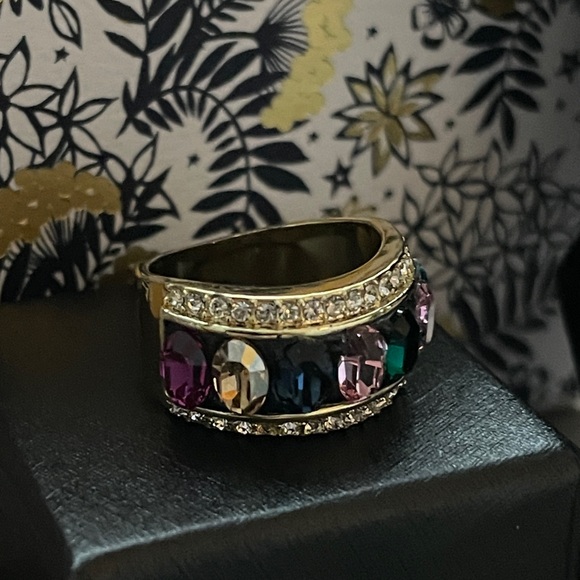 ✨Elegant Gold Multicolor Gemstone Ring✨NEW SIZE 6.5-7 STUNNING 🤩 - Picture 3 of 9